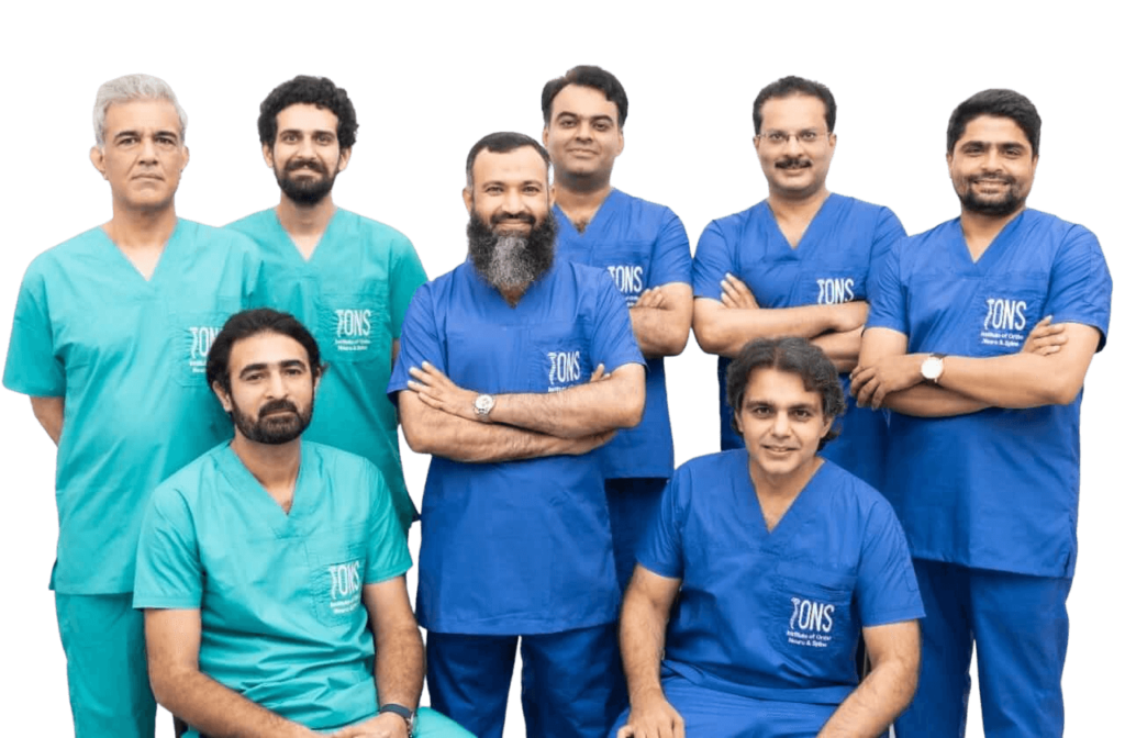 about spine surgeon team lahore pakistan